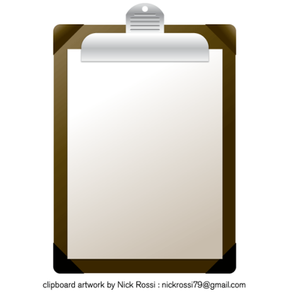 Clipboard Vector Illustration Free