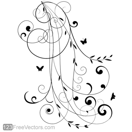 Vector Floral Design 8