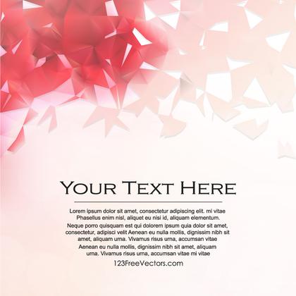 Abstract Light Pink Polygon Triangle Background