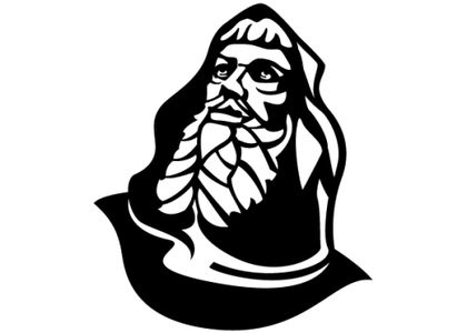 Hooded Old Man Vector