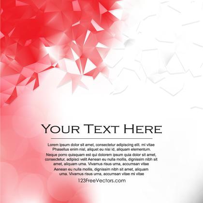 Light Red Polygonal Background Design