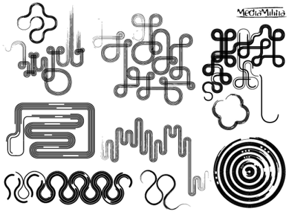 Line Art Vector Design Elements Set-1