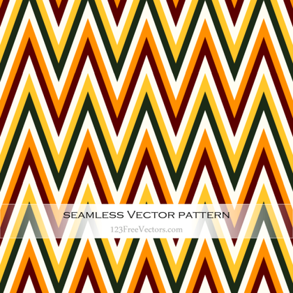 Zigzag Chevron Pattern Vector Art