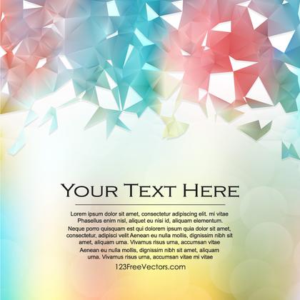 Abstract Red Black Triangle Polygonal Background Design