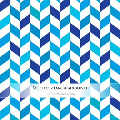 Blue and White Chevron Background