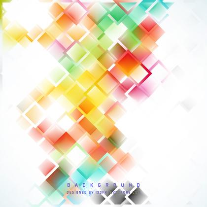Light Colorful Geometric Square Background