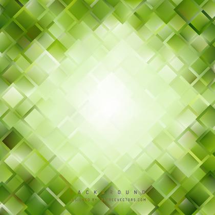 Green Square Background Design