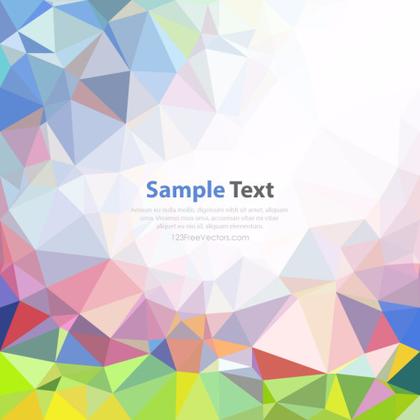 Polygonal Triangular Light Color Background Clip Art