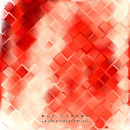 Red Geometric Square Background