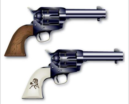 Free Colt Six shooter Vectors