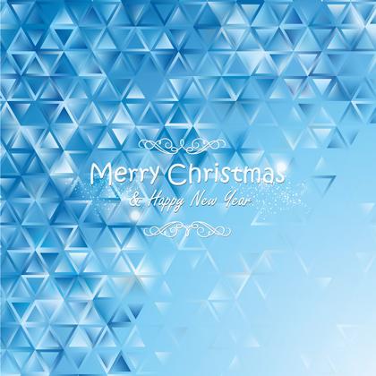 Blue Christmas Background Template