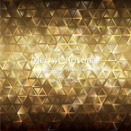 Dark Yellow Christmas Background Design
