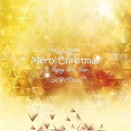Yellow Christmas Background Image