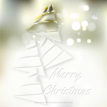 Light Color Christmas Tree Background Template