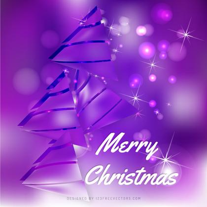 Purple Christmas Tree Background Graphics