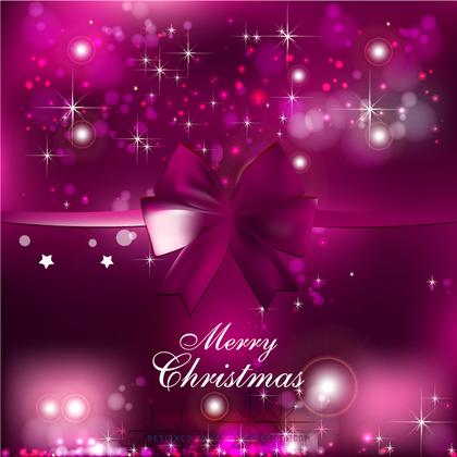 Tyrian Purple Christmas Bow Background