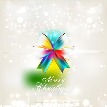 Christmas Bow Background Image