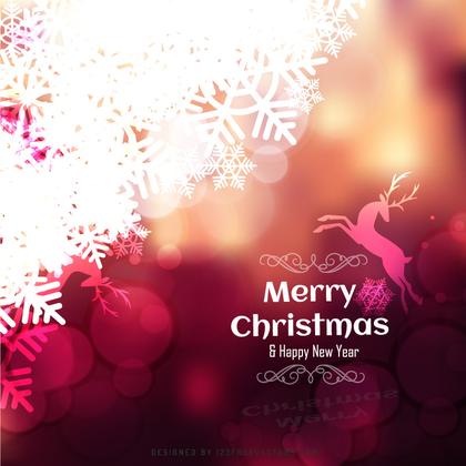 Merry Christmas and Happy New Year Dark Color Background