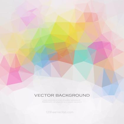 Geometric Polygon Light Color Background Clip Art