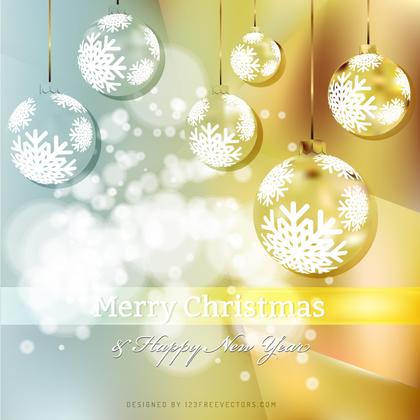 Christmas Ornament Background Image
