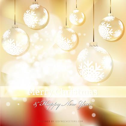Christmas Balls Background