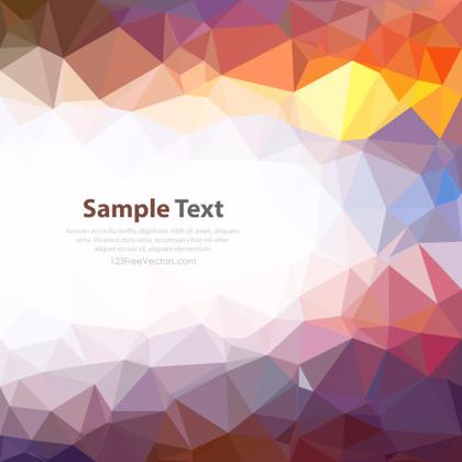Dark Color Polygonal Triangular Background Clip Art