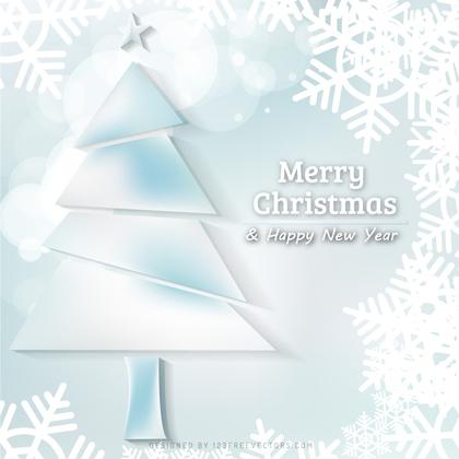 Merry Christmas and Happy New Year Light Color Background