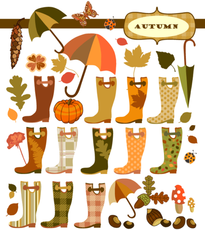 Free Autumn Vector Elements