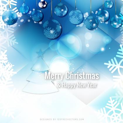 Blue Christmas Balls Background Graphics