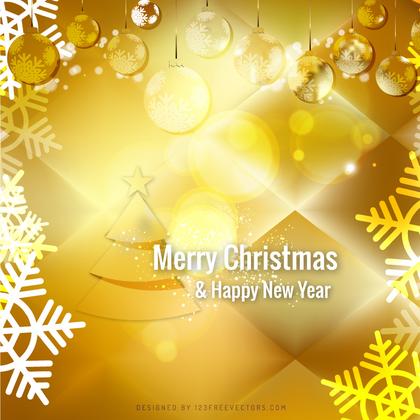 Orange Christmas Ornament Background Graphics