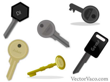 Key Vector Art Free