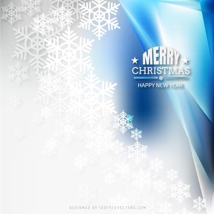 Light Blue Christmas Snowflakes Background Design
