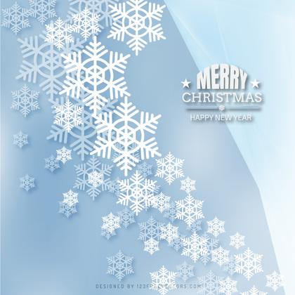 Light Color Christmas Snowflakes Background Design