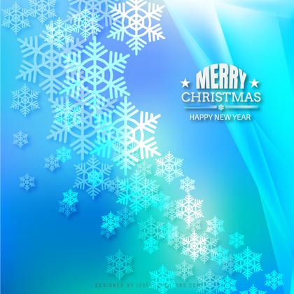Turquoise Blue Christmas Snowflakes Background Graphics