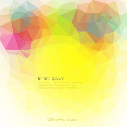 Multicolor Abstract Polygonal Triangular Background Clip Art