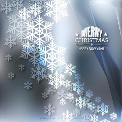 Christmas Snowflake Background Image