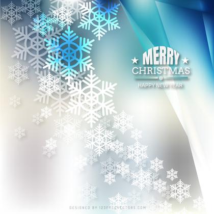 Merry Christmas Snowflake Background