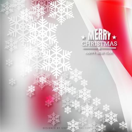 Merry Christmas Snowflake Background Design