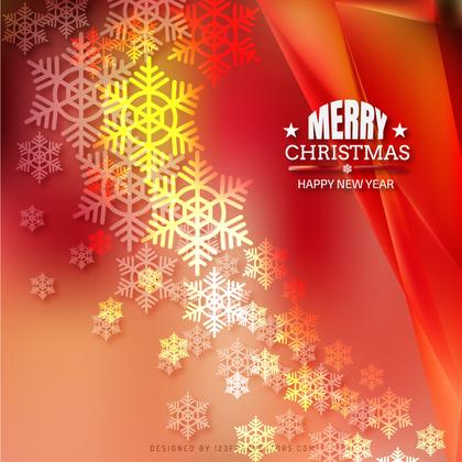 Merry Christmas Snowflake Background Image