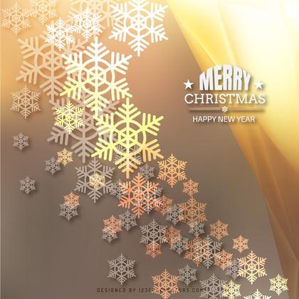 Merry Christmas Snowflake Background