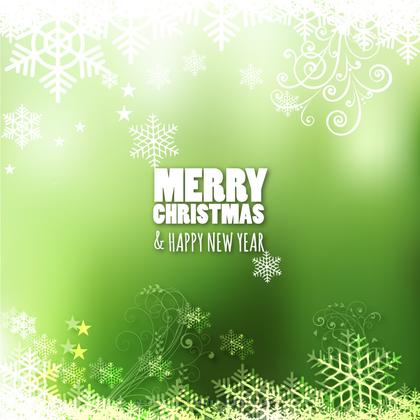 Green Christmas Background Design