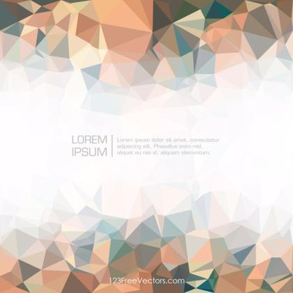 Polygonal Triangular Multicolor Background Clip Art
