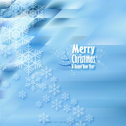 Light Blue Christmas Snowflakes Background Design