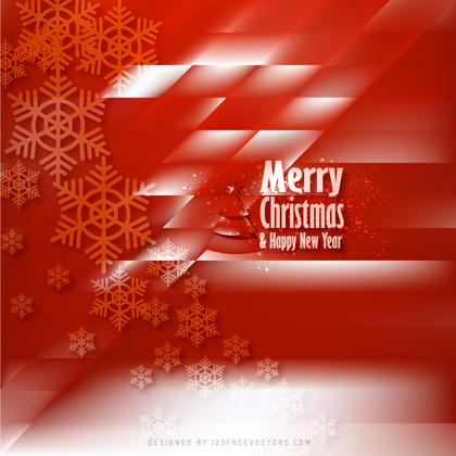 Red Christmas Snowflakes Background Graphics