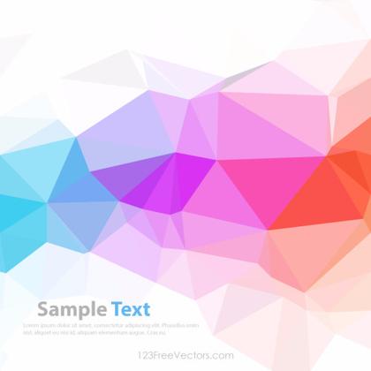 Multicolor Abstract Polygonal Background Free