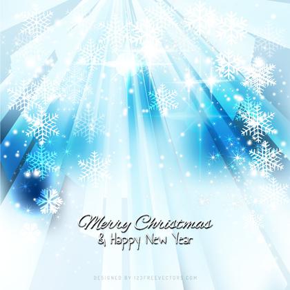 Light Blue Sparkles Christmas Snowflake Background Image