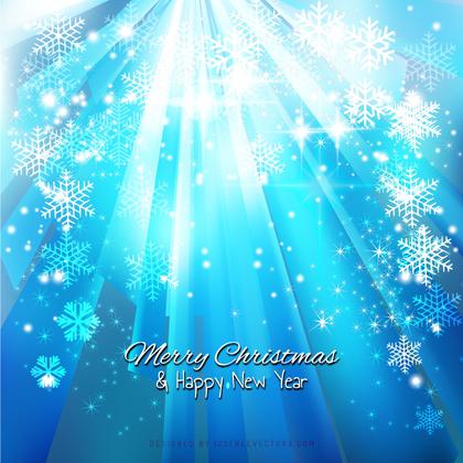 Blue Sparkles Christmas Snowflake Background Graphics