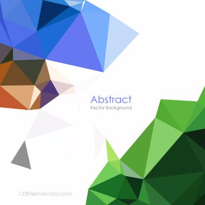 Multicolor Abstract Geometric Polygon Background Image