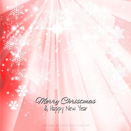 Merry Christmas and Happy New Year Light Pink Background
