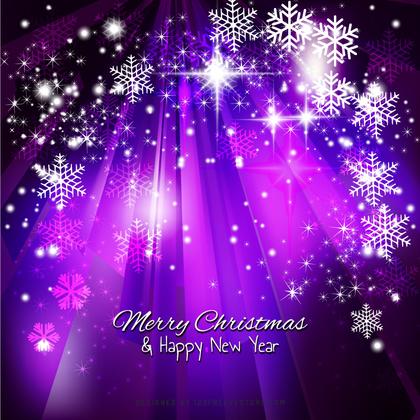 Dark Purple Sparkles Christmas Snowflake Background Graphics